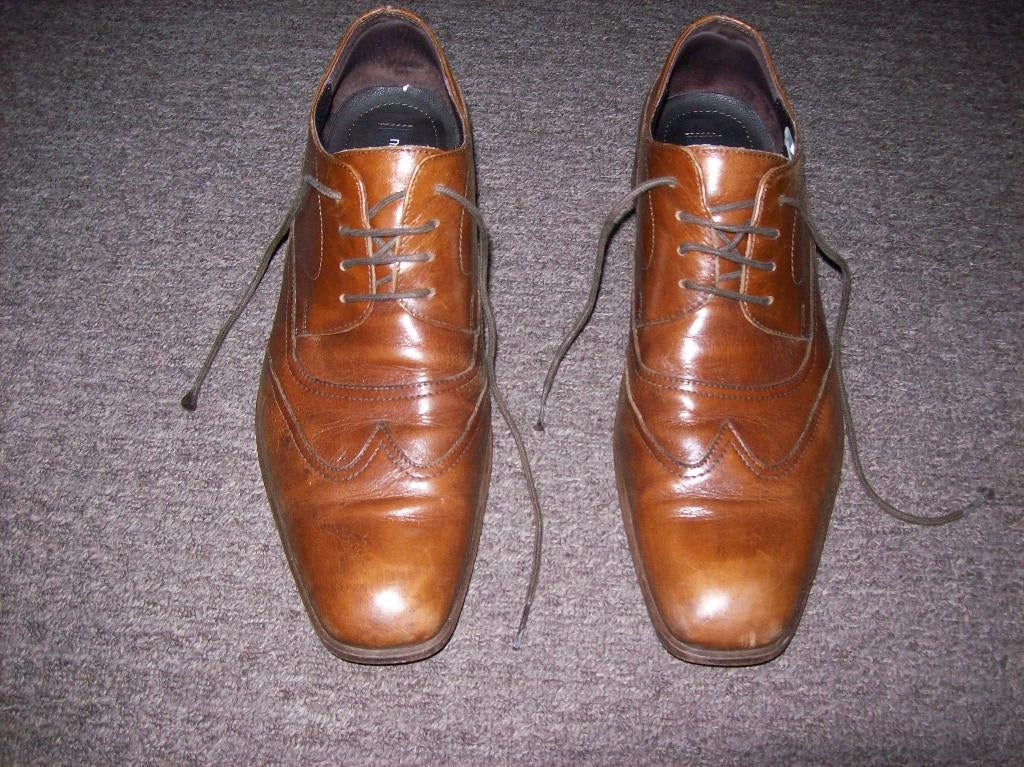 Veterschoenen maat 42 van goede kwaliteit van Nicola Benson, Kleding | Heren, Schoenen, Bruin, Ophalen of Verzenden, Nicola Benson