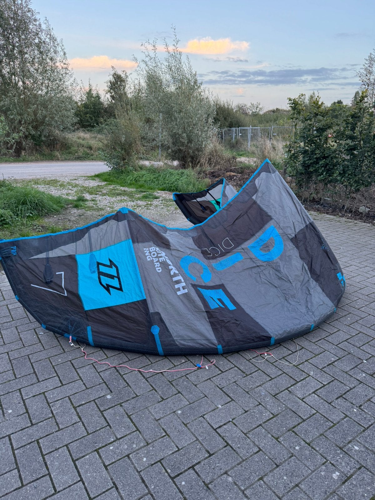 Kitesurf set, Watersport en Boten, Gebruikt, Kitesurf-set, Twintip, 9 m²