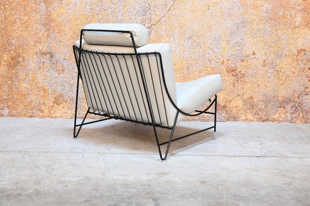 ALSnieuw grijze leren Leolux Volare design fauteuil, Leolux, Leolux, 75 tot 100 cm, Ophalen of Verzenden