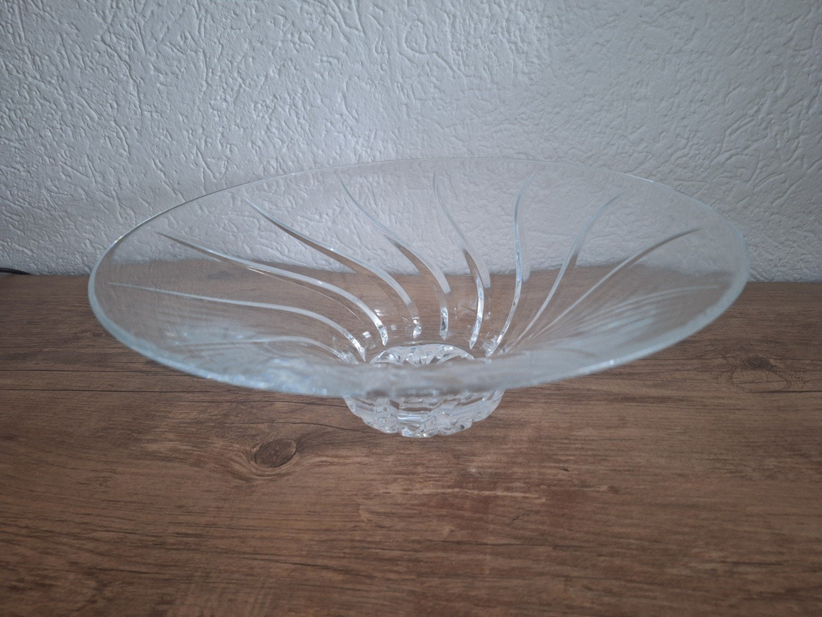 Kristallen Fruitschaal  AH uitgave, Ophalen of Verzenden, Zo goed als nieuw, Rond, Glas