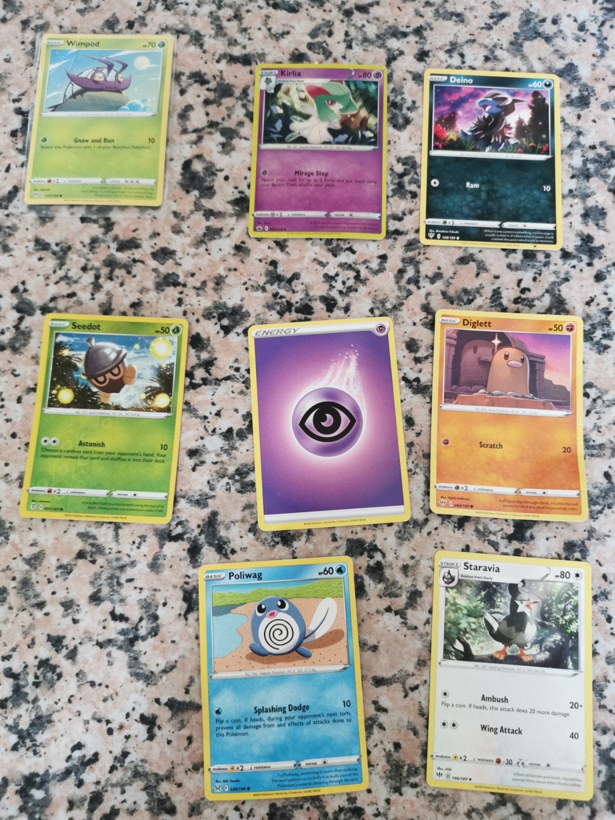 Pokémon kaartjes - Diverse kaarten, Ophalen of Verzenden, Gebruikt, Meerdere kaarten