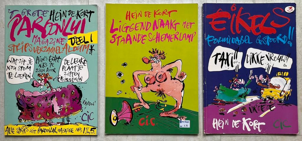 Hein de kort 3 boeken, Meerdere stripboeken, Ophalen of Verzenden, Zo goed als nieuw