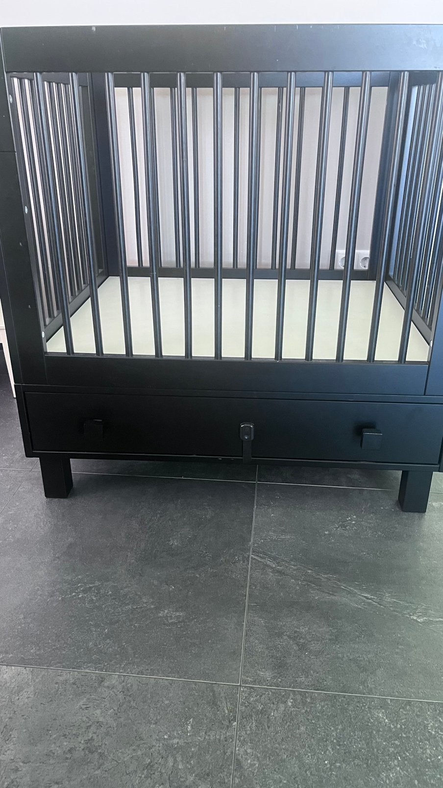 Happy Baby Box Bolero Zwart met lade – volledig zwart, Kinderen en Baby's, Boxen, Ophalen, Gebruikt, Lade