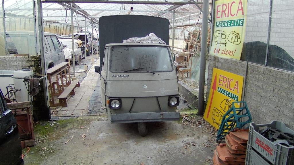 Zeldzame Piaggio Vespacar P2 Ape Uniek, Ophalen, Gebruikt, Benzine, Overige modellen