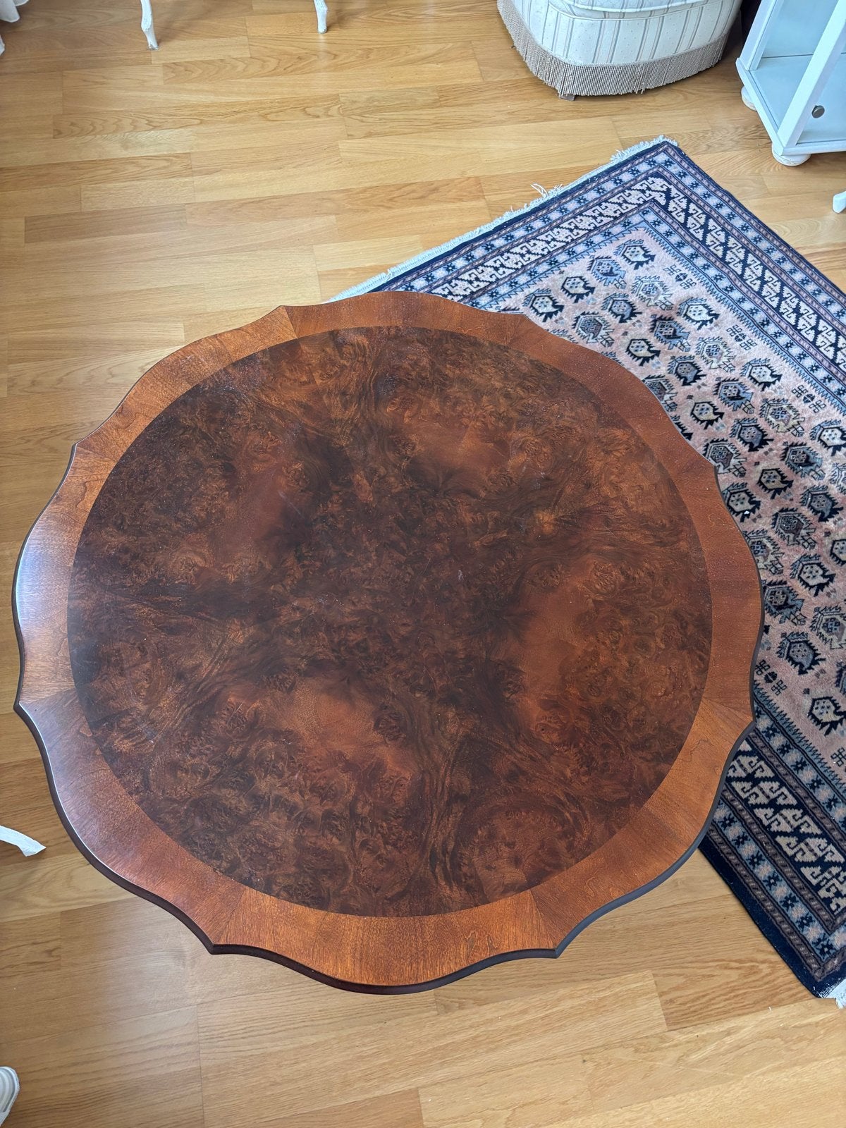 Ronde salontafel met 4 lades, 110 cm diameter, Ophalen