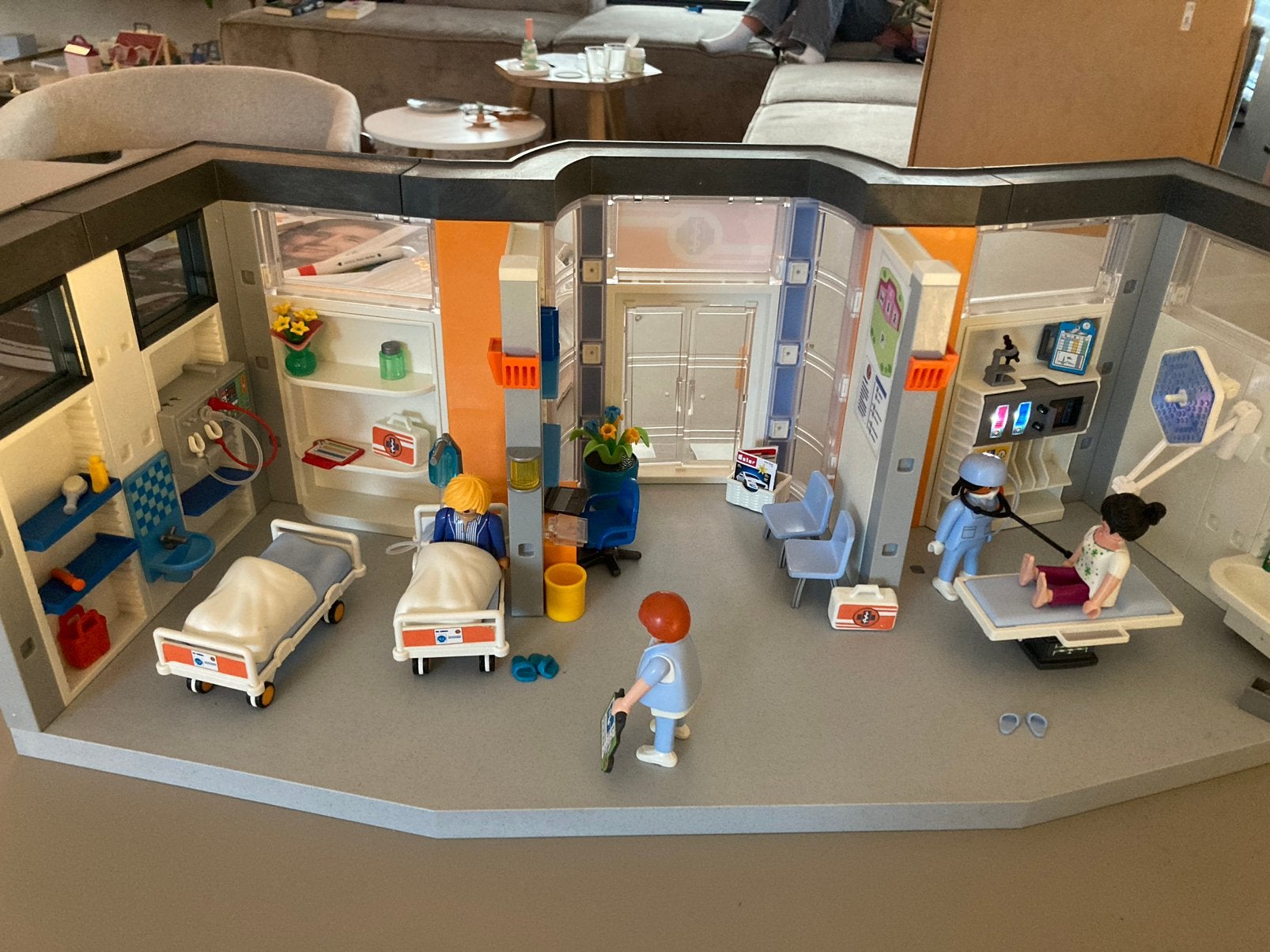 Playmobil Ziekenhuis artikel 70191, Ophalen of Verzenden, Gebruikt, Complete set