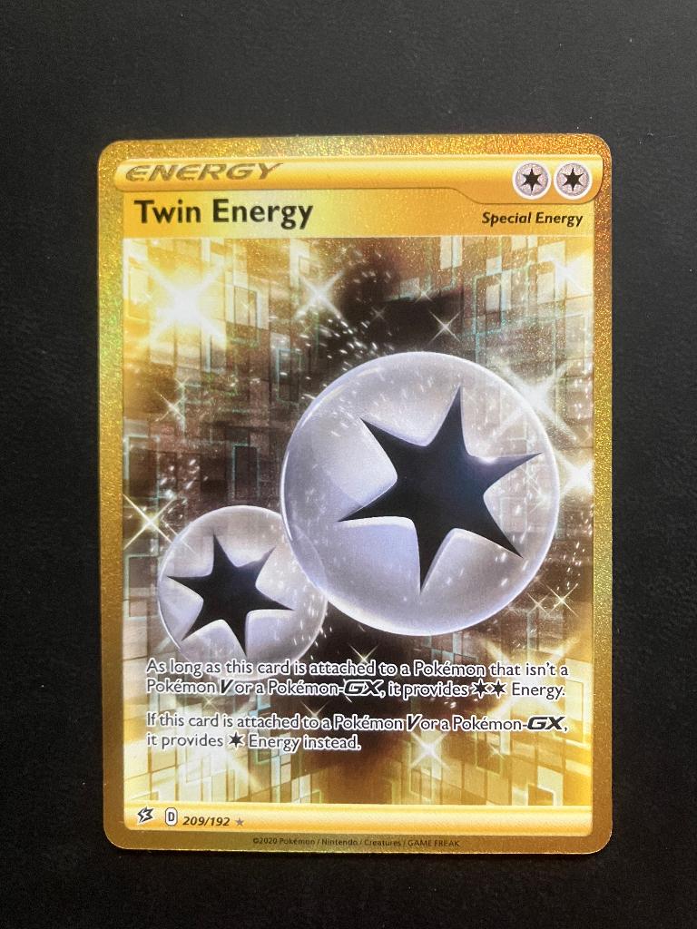 Pokemon Twin Energy 209/192 Rebel Clash, Ophalen of Verzenden, Nieuw, Losse kaart