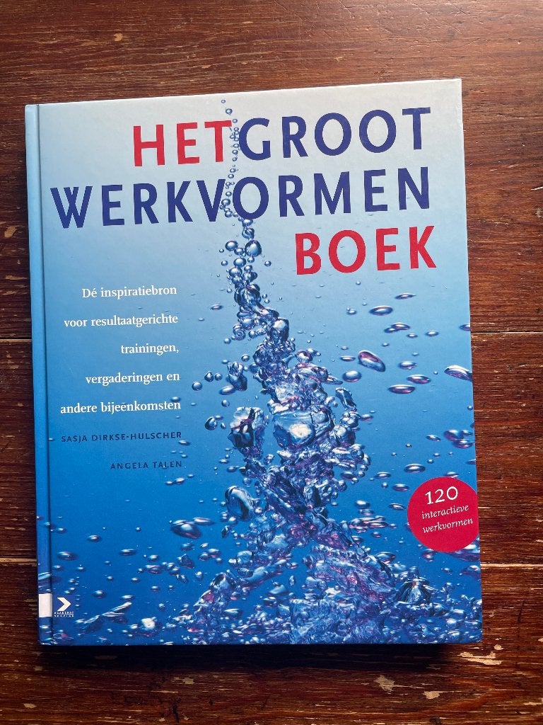 Sasja Dirkse-Hulscher Het groot werkvormenboek 2008 nieuw, Boeken, Sasja Dirkse-Hulscher en Angela Talen, Nieuw, Ophalen of Verzenden