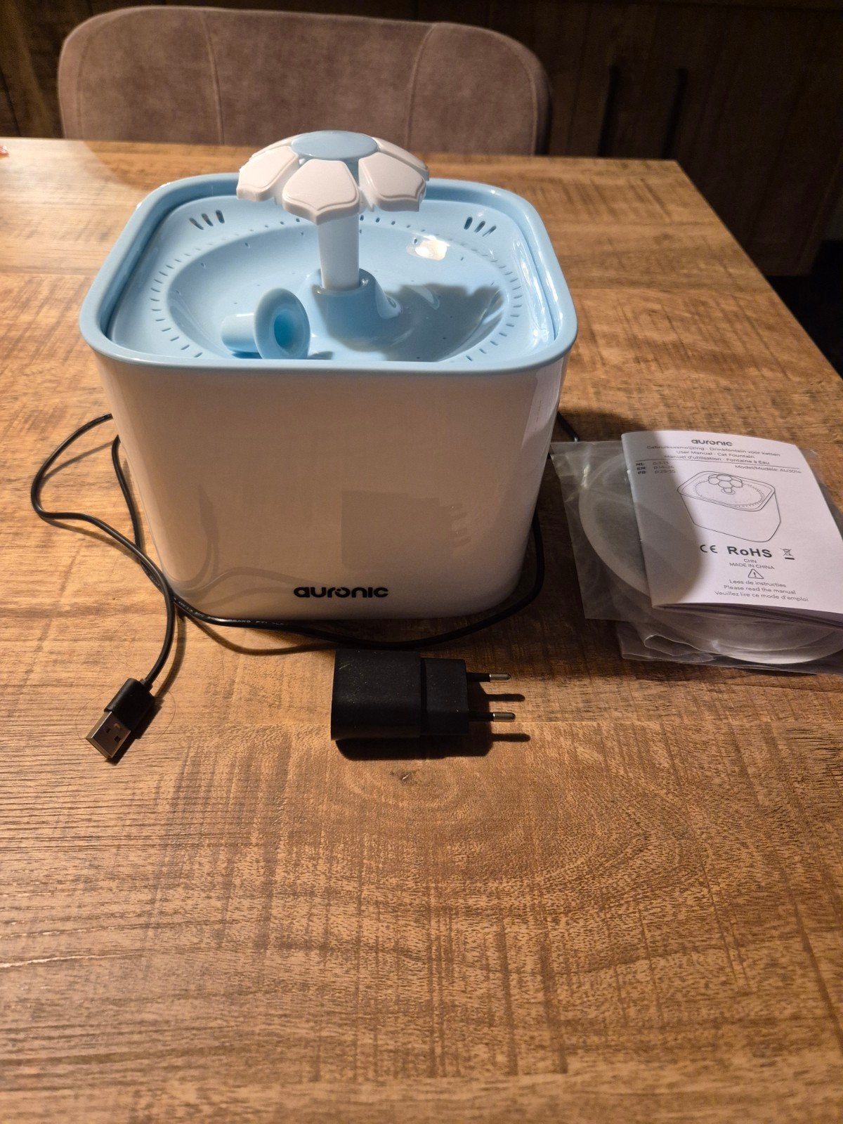 Drinkfontein Auronic kat, Ophalen of Verzenden, Zo goed als nieuw