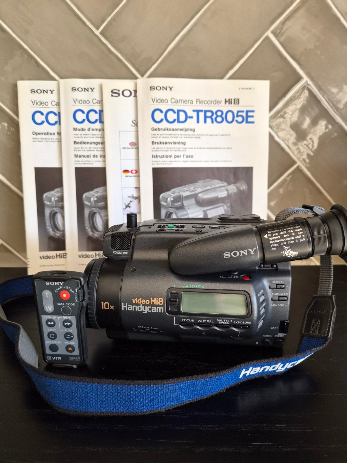 sony handycam hi8 ccd tr805e, Ophalen of Verzenden