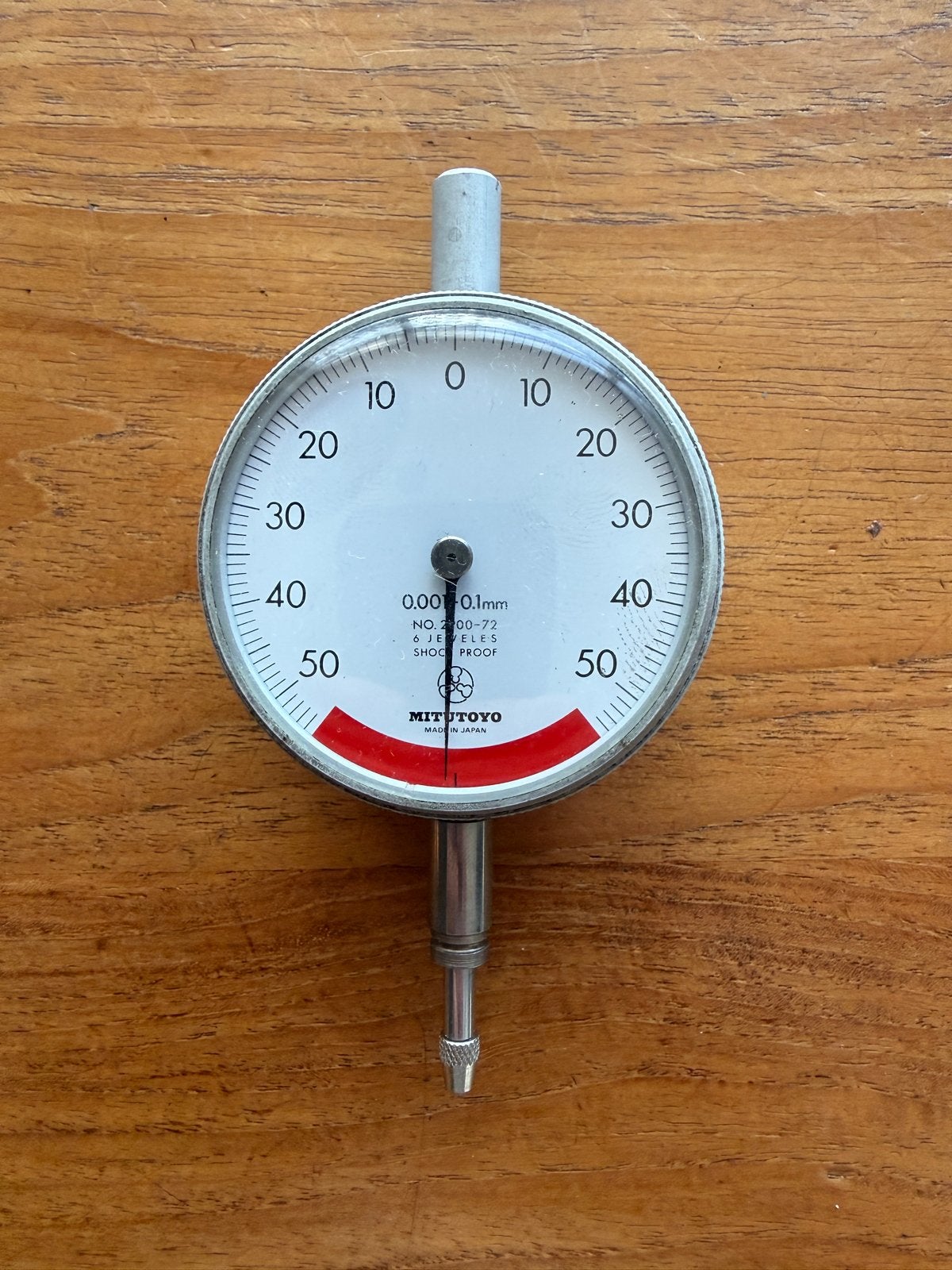 Mitutoyo meetklok 0.001-0.1mm - Nauwkeurig meetgereedschap, Ophalen of Verzenden, Gebruikt, Overige typen, Overige merken