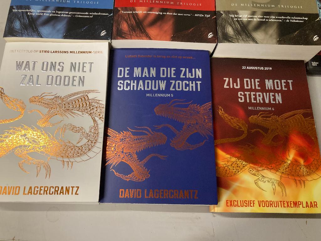 T.K. Boeken en dvd's van de Stieg Larson trilogie, Ophalen of Verzenden, Gelezen, Stieg Larsson, Scandinavië