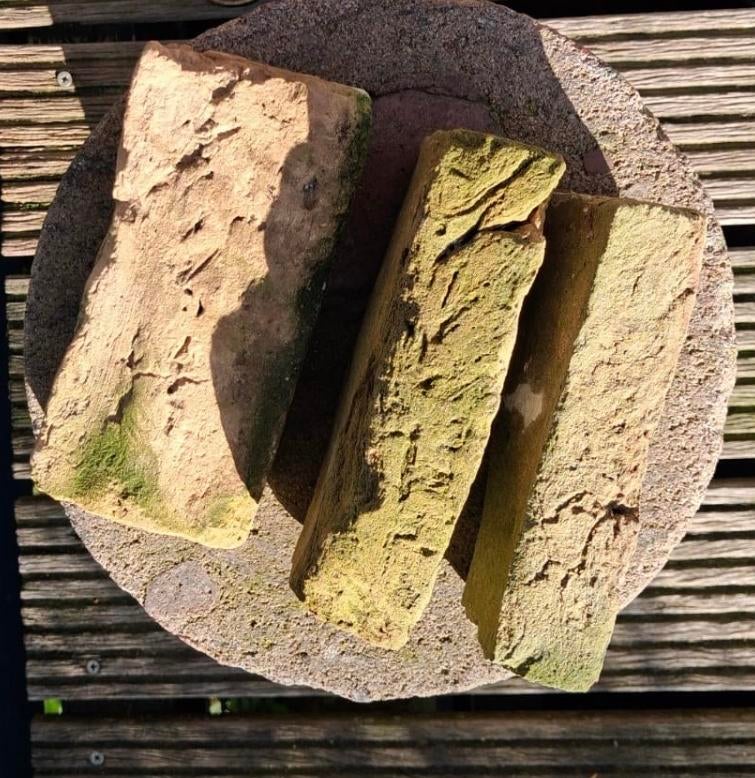 200 IJsselsteentjes 16x8x4cm - Gebruikt, Ophalen of Verzenden, Gebruikt, Bakstenen