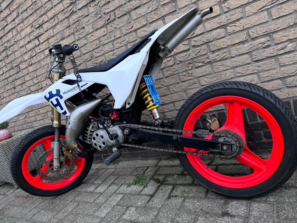 Tomos 65cc Supermoto op kenteken, Fietsen en Brommers, Brommers | Tomos, Ophalen, Overige modellen
