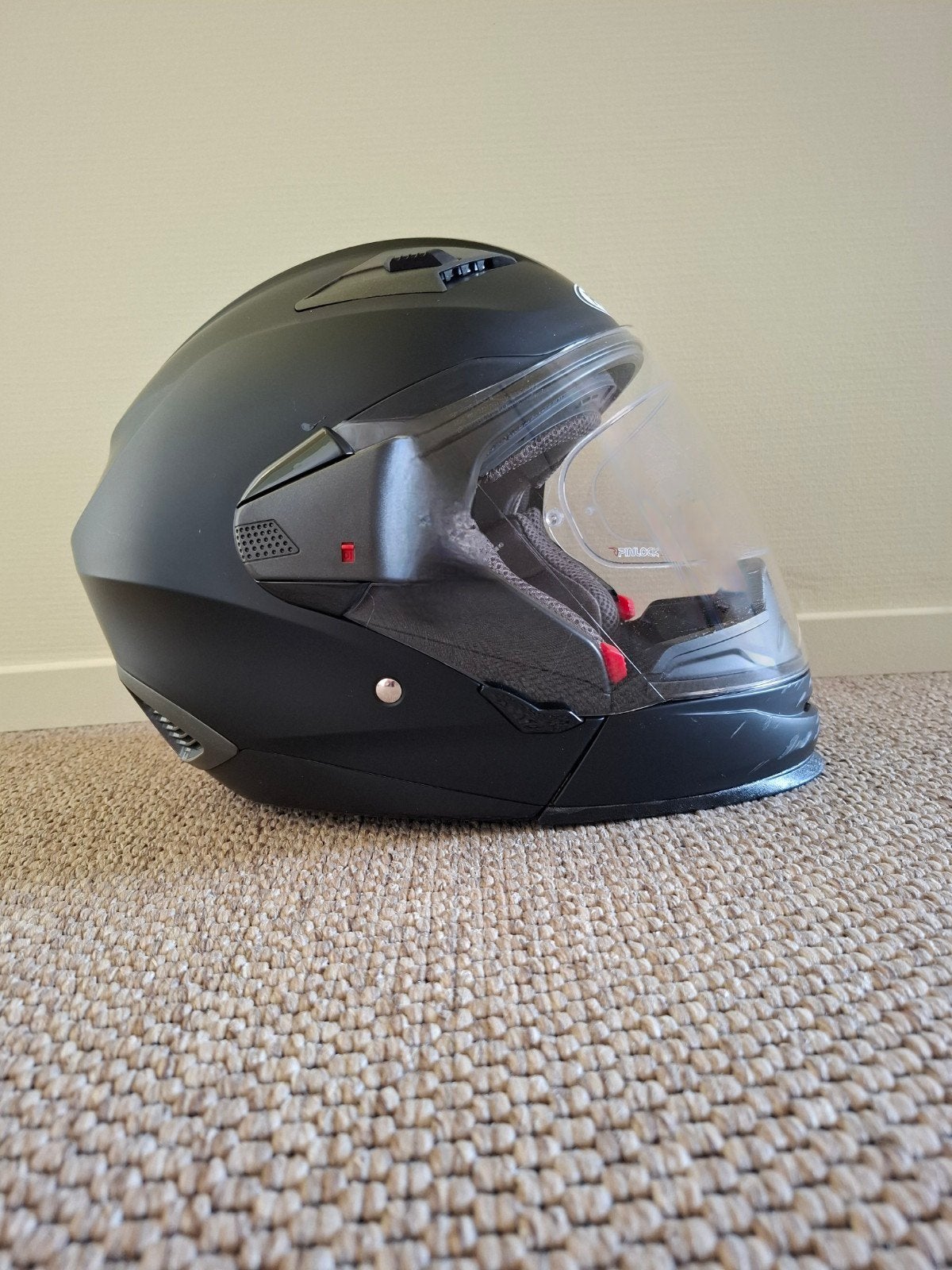 Probiker systeemhelm - mat zwart, Fietsen en Brommers, Ophalen of Verzenden, Zo goed als nieuw, Large, Probiker