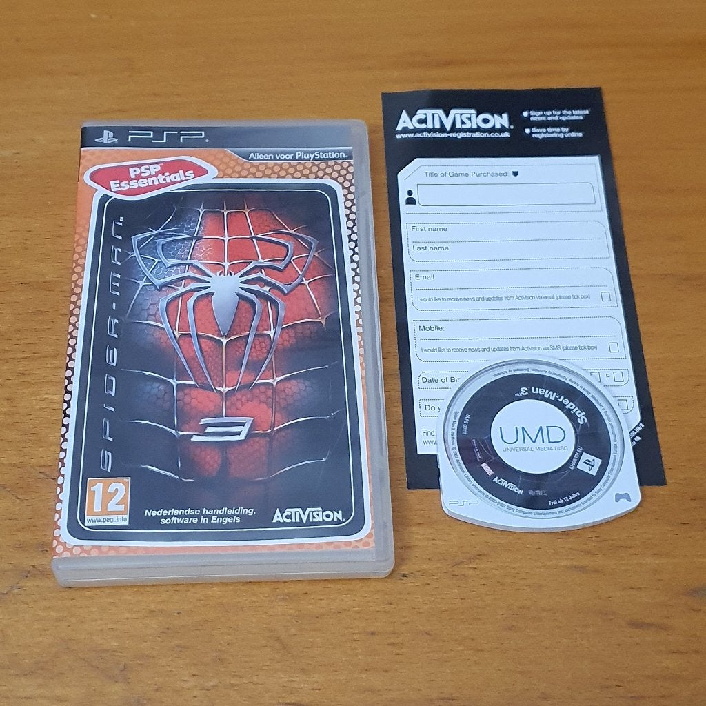 PSP | Spider-Man 3 / Spiderman 3, Spelcomputers en Games, Avontuur en Actie, Gebruikt, 1 speler, Ophalen of Verzenden
