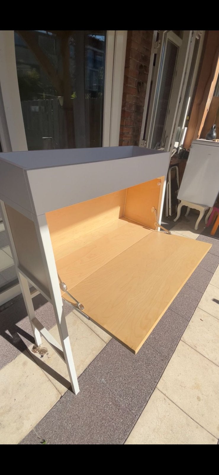 Ikea opklapbaar bureau, Huis en Inrichting, Ophalen, Zo goed als nieuw