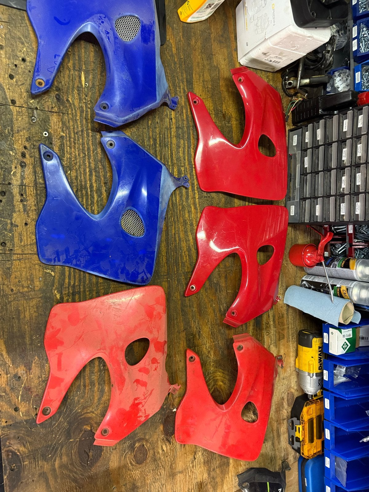 Derbi Xtreme kappen - per stuk of partij, Fietsen en Brommers, Gebruikt, Derbi, Derbi, Ophalen of Verzenden