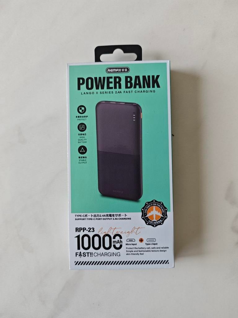 Powerbank Remax 10000 mAh nieuw, Ophalen of Verzenden, Nieuw