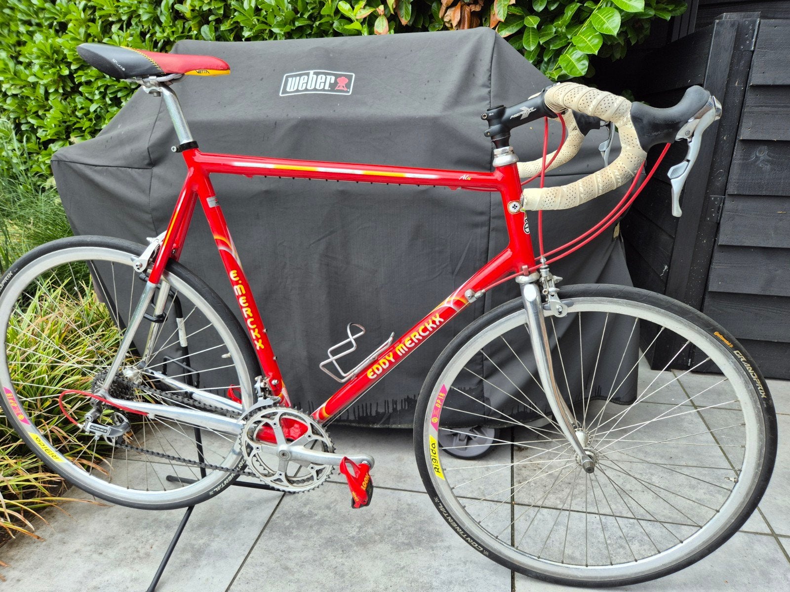 Eddy Merckx racefiets ct 63 Altec Dura Ace Campagnolo mooi !, Fietsen en Brommers, Fietsen | Racefietsen, Ophalen, 28 inch, Gebruikt