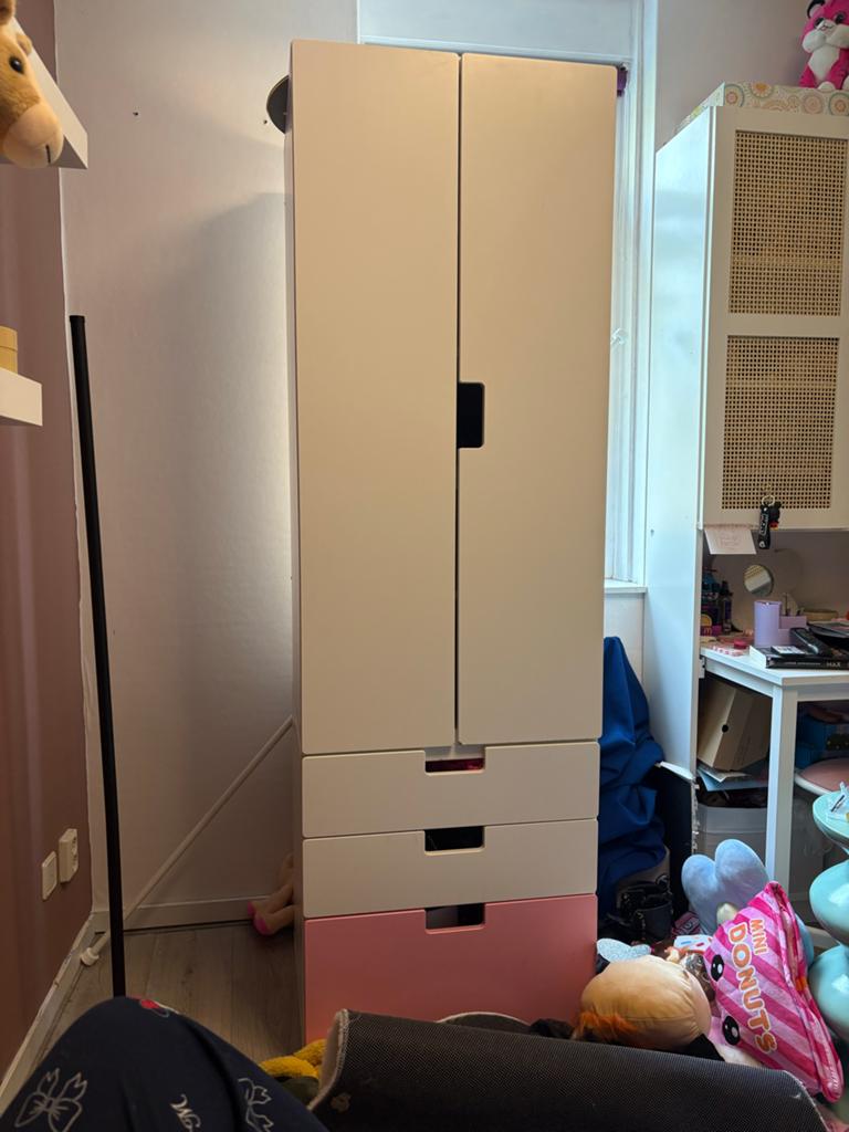 Kledingkast meisjes kamer IKEA, Huis en Inrichting, Ophalen, Gebruikt, 50 tot 75 cm, 150 tot 200 cm