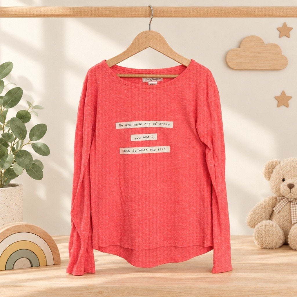 L.O.G.G. koraal meisjesshirt lange mouw maat 134-140, Kinderen en Baby's, Gebruikt, Meisje, Ophalen of Verzenden, Shirt of Longsleeve