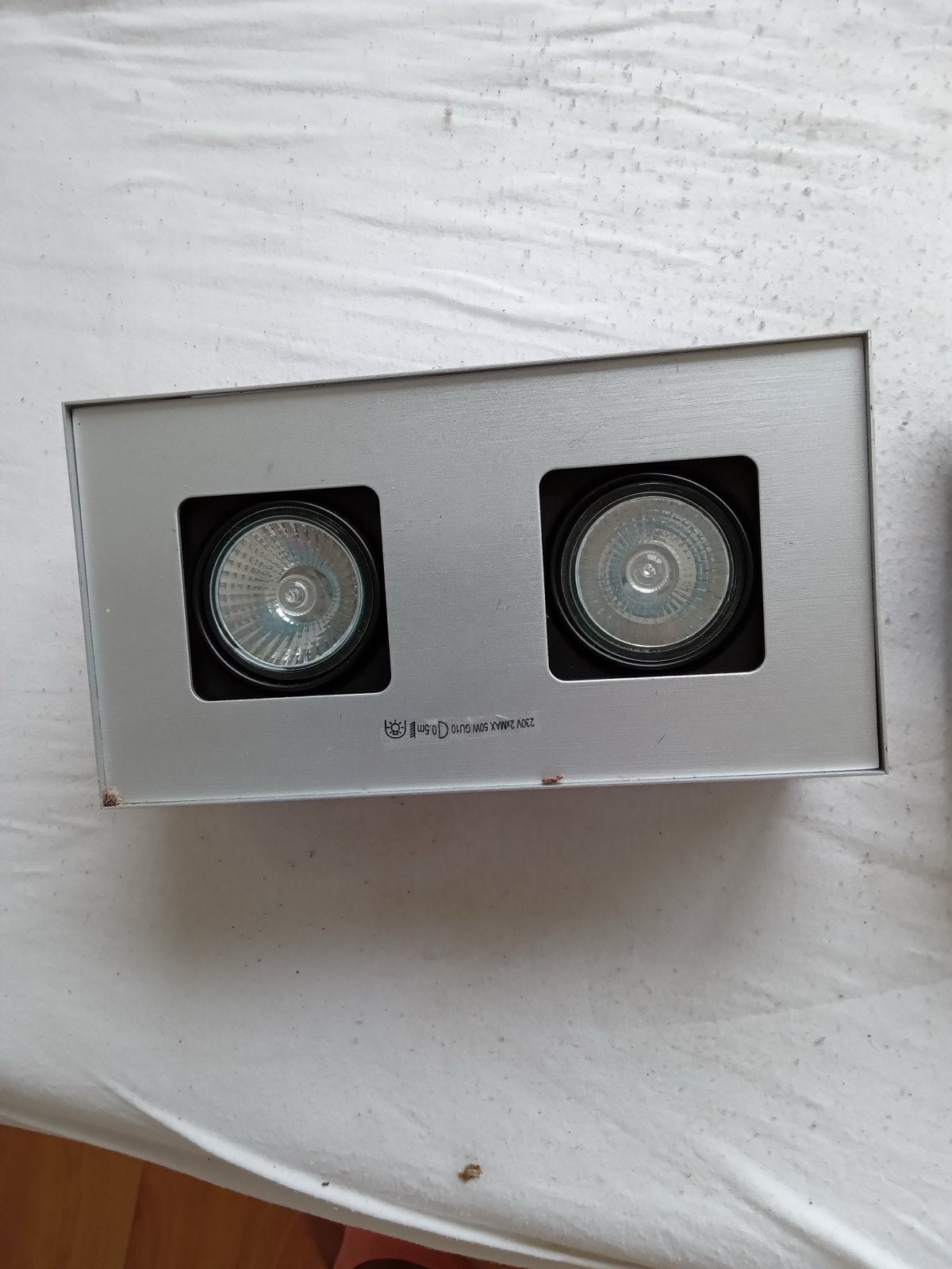 Inbouwspots GU10 - Set van 2, Halogeen, GU10, Overige merken, Nieuw