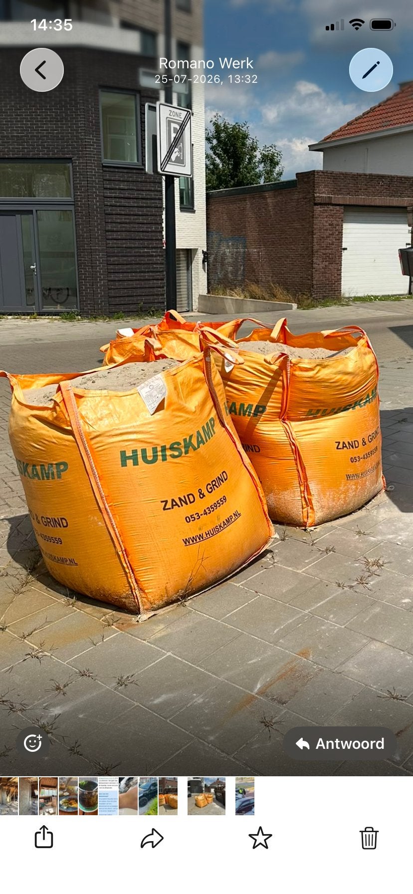 2 zakken zand (HuisKamp) - Spoed ophalen in Enschede, Tuin en Terras, Ophalen of Verzenden, Nieuw, Ophoogzand