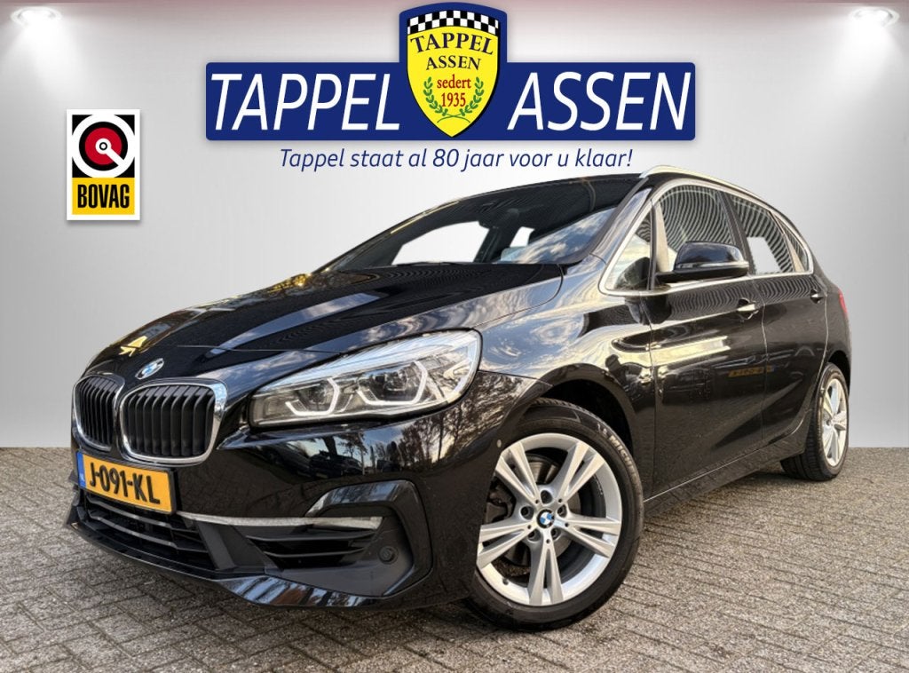 BMW 2 Serie Active Tourer 218i High Executive Sportstoelen/M, Auto's, Gebruikt, Euro 6, Automatische klimaatregeling, Zwart