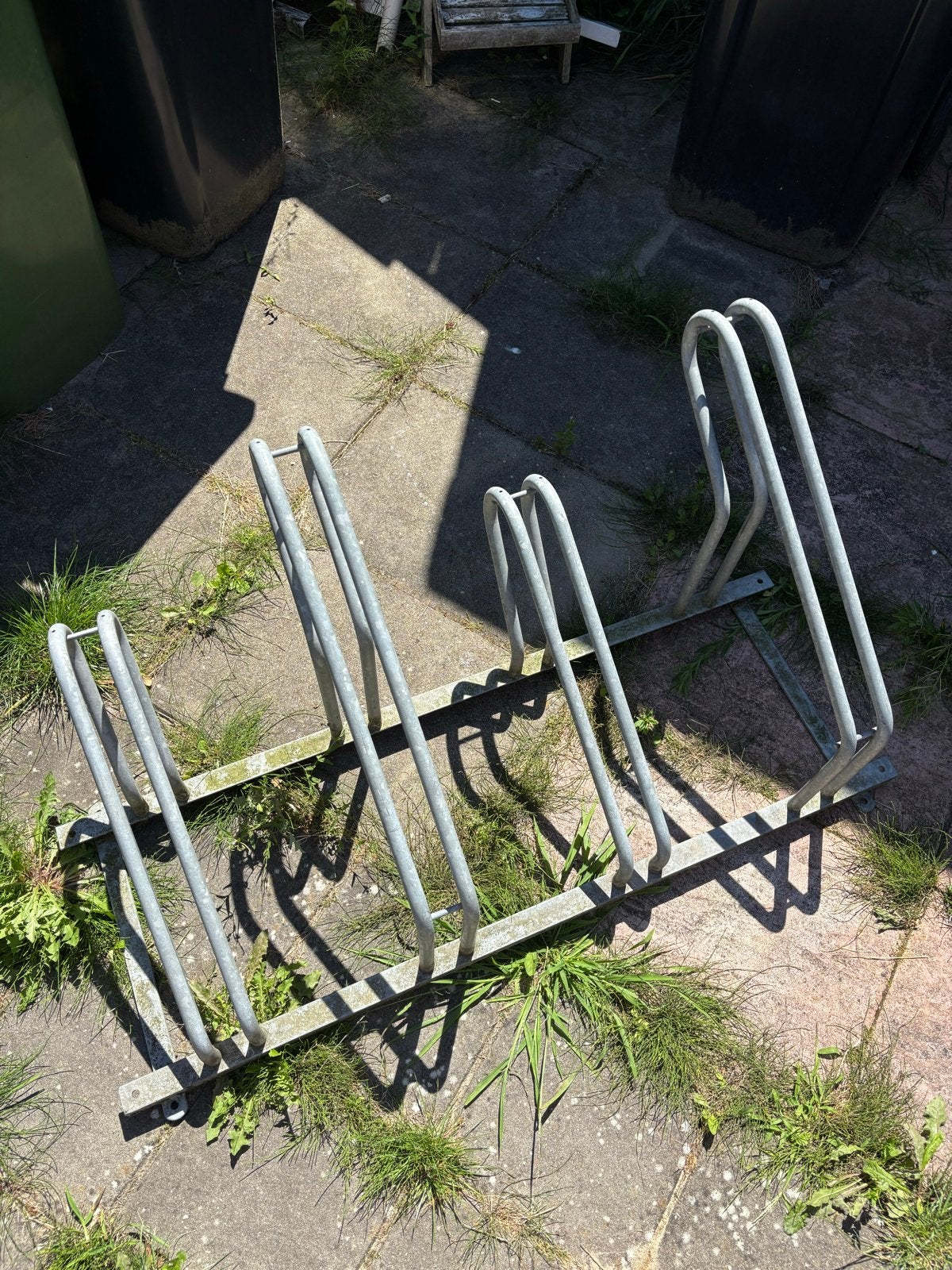 fietsenrek voor 3 fietsen, Ophalen, Gebruikt