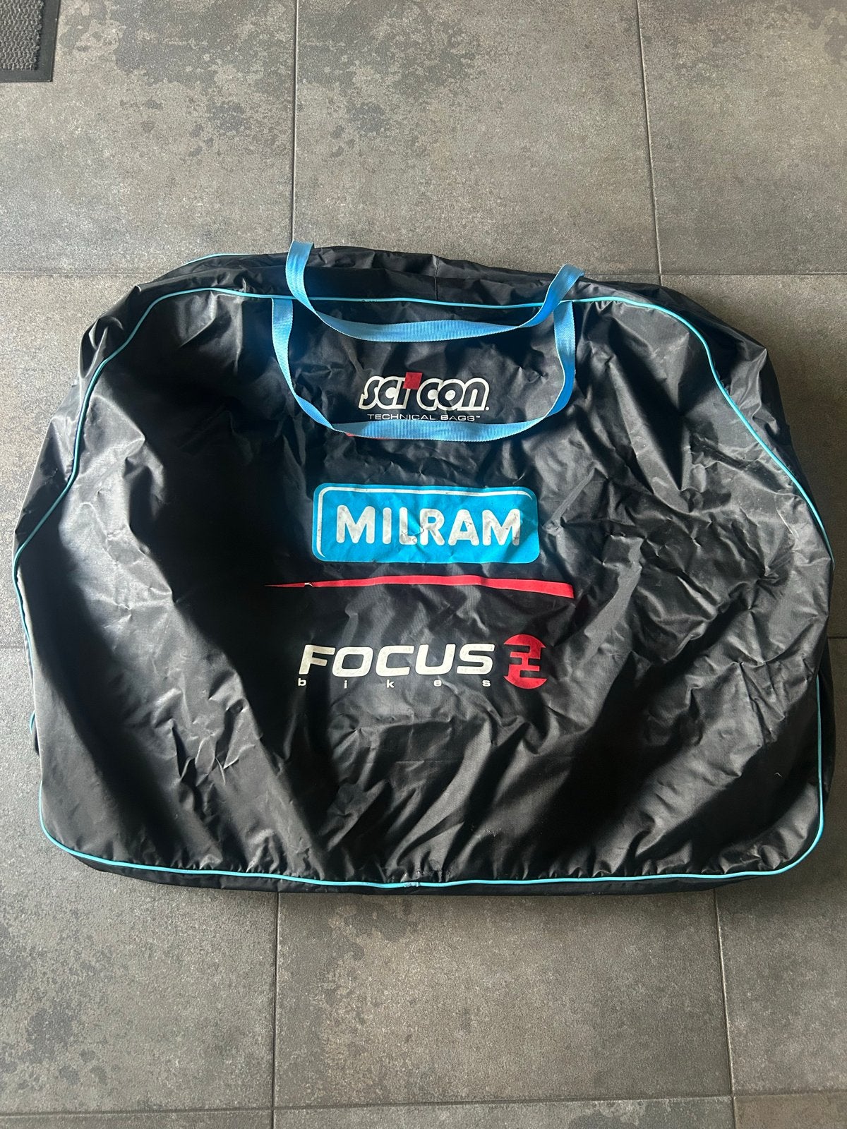 Vintage Sci Con Wielren Fiets Tas - Milram Focus Bikes, Fietsen en Brommers, Fietsaccessoires | Fietstassen, Ophalen of Verzenden