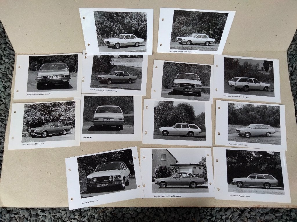 13 STUKS OPEL REKORD / COMMEDORE FOTO'S, Ophalen of Verzenden, Gebruikt, Auto's