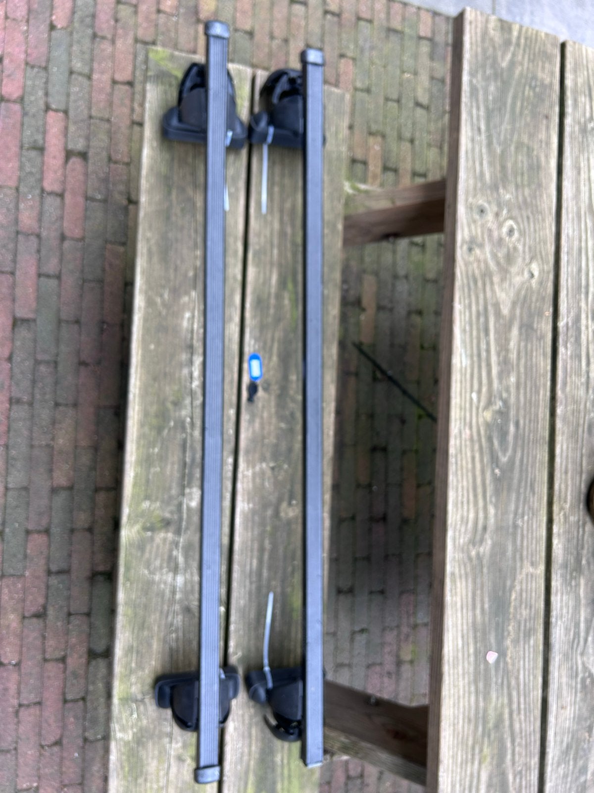 Montblanc Dakdragers met Sleutel voor BMW 1 Serie E81, Auto diversen, Ophalen, Gebruikt