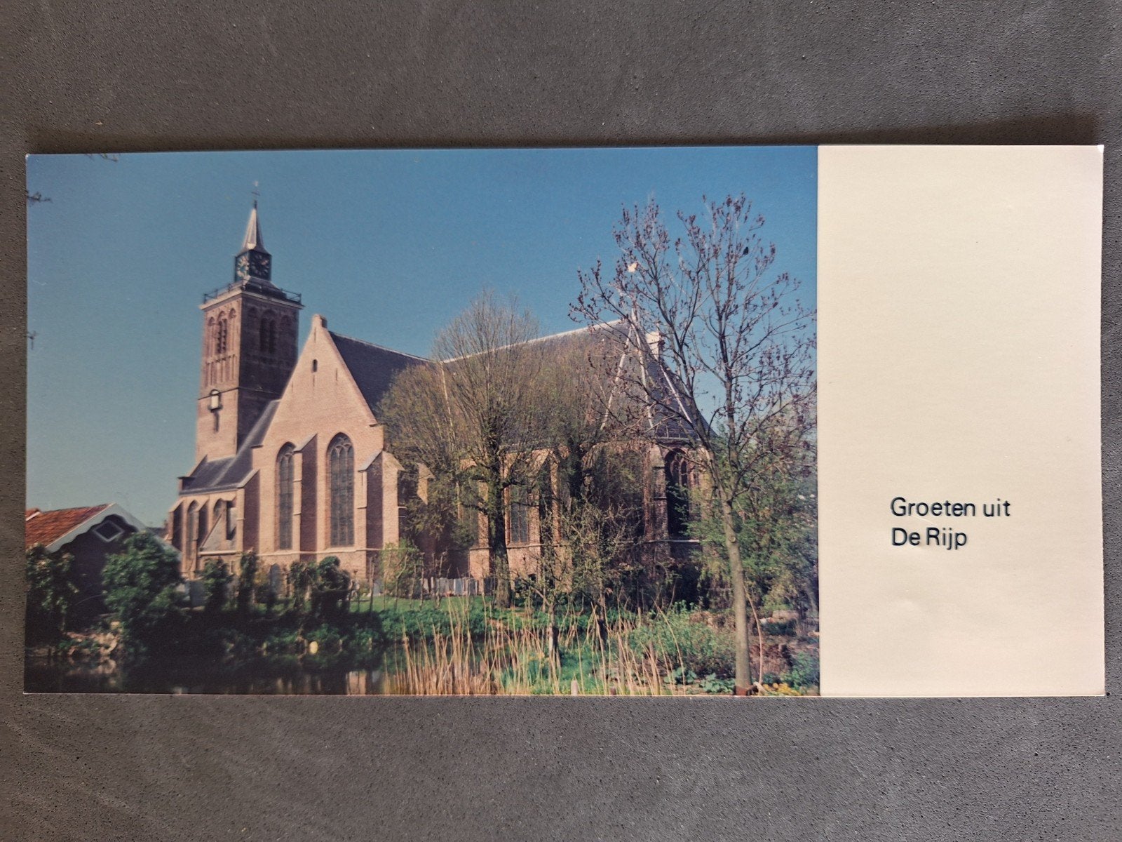 Fotokaart De Rijp - Kerk, Ophalen of Verzenden, Ongelopen, Noord-Holland