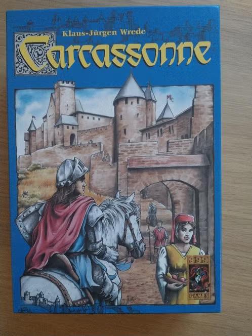 Carcassonne (oude stijl), Hobby en Vrije tijd, Gezelschapsspellen | Bordspellen, Vijf spelers of meer, Ophalen of Verzenden, Zo goed als nieuw