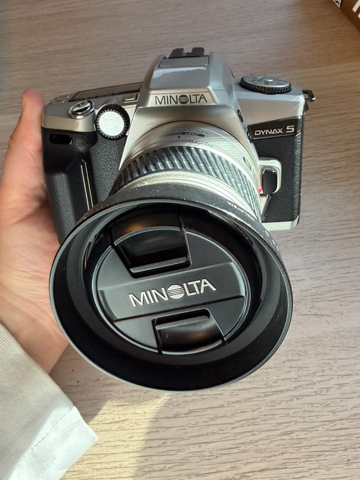 Minolta dynax 5 35mm, Ophalen of Verzenden, Zo goed als nieuw, Spiegelreflex, Minolta