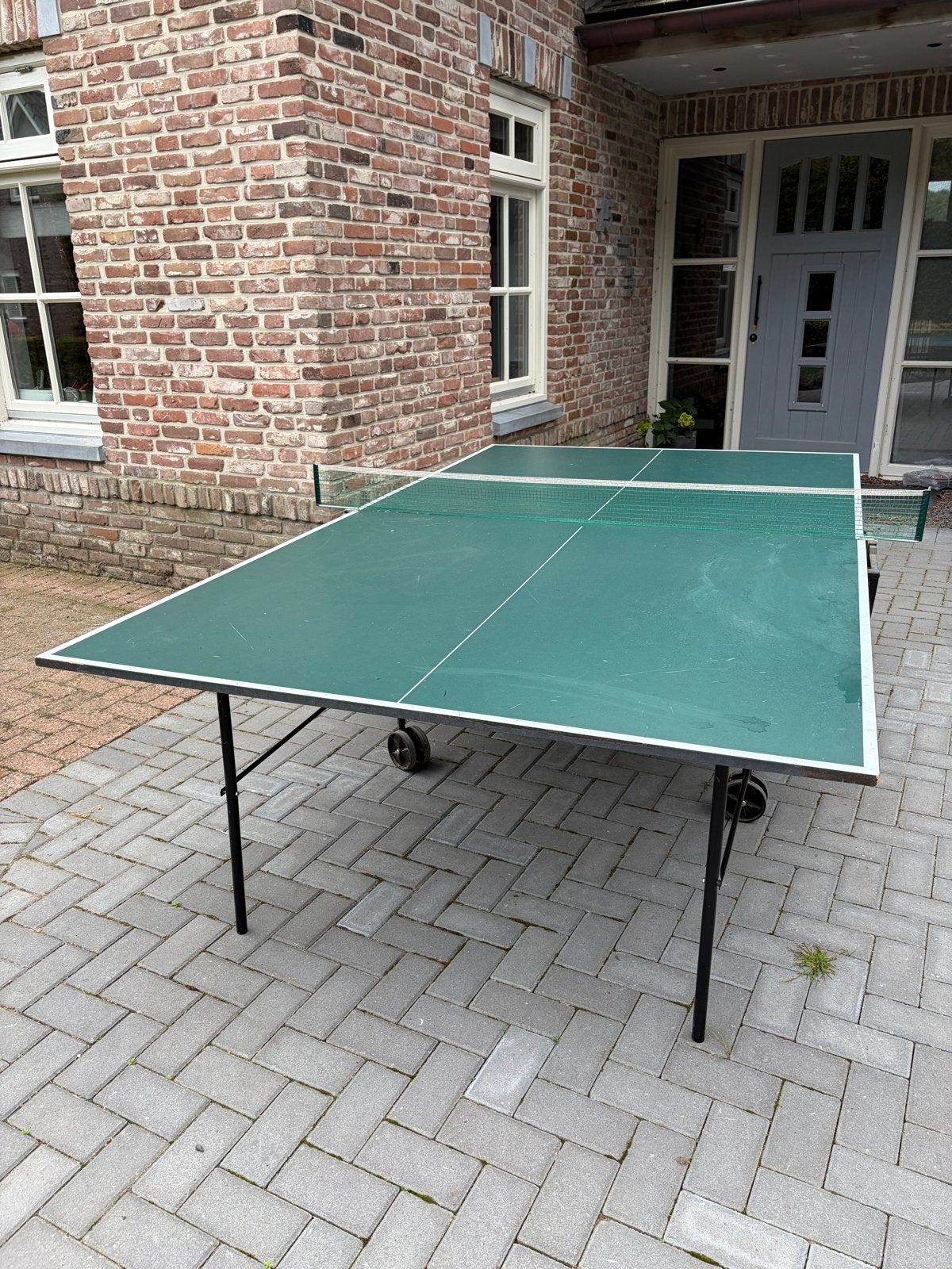 Sponeta Tafeltennistafel - Inklapbaar en Verrijdbaar, Sport en Fitness, Ophalen, Gebruikt, Tafel Outdoor, Inklapbaar