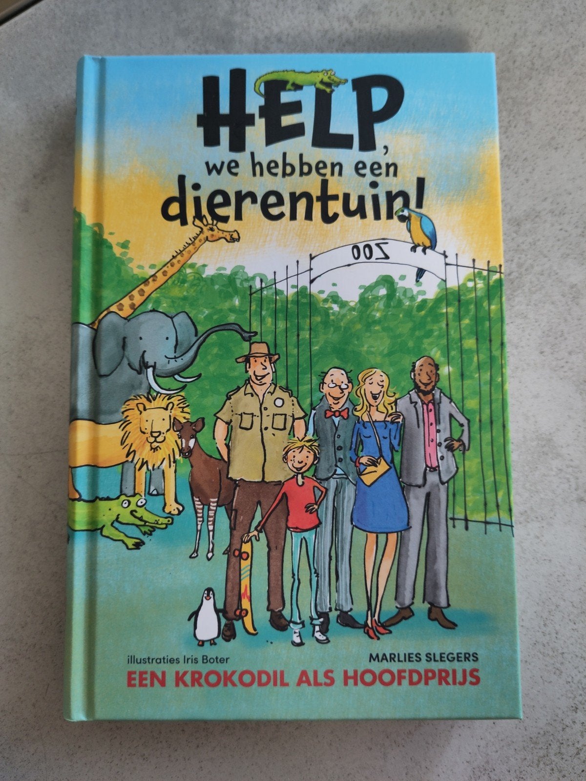 Help, we hebben een dierentuin! - Marlies Slegers, Ophalen, Zo goed als nieuw, Marlies Slegers, Fictie algemeen