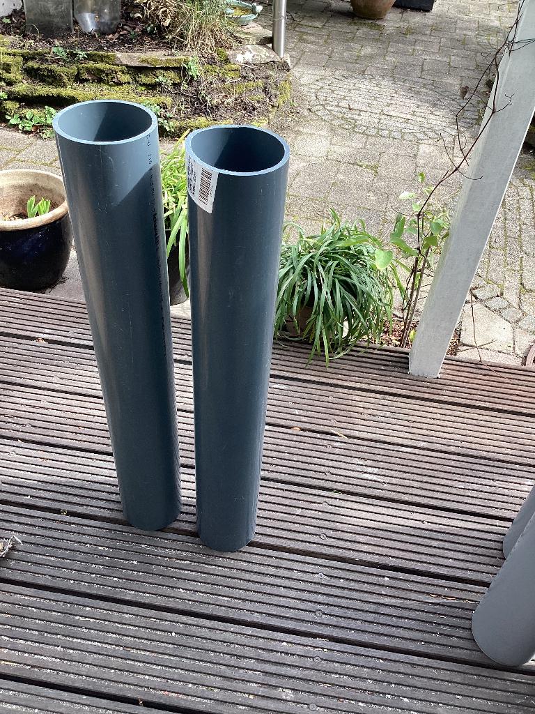 Pvc buis 110 mm lengte 74 cm SN8 wanddikte 5,3 mm, Ophalen, Pvc, Nieuw, Minder dan 2 meter