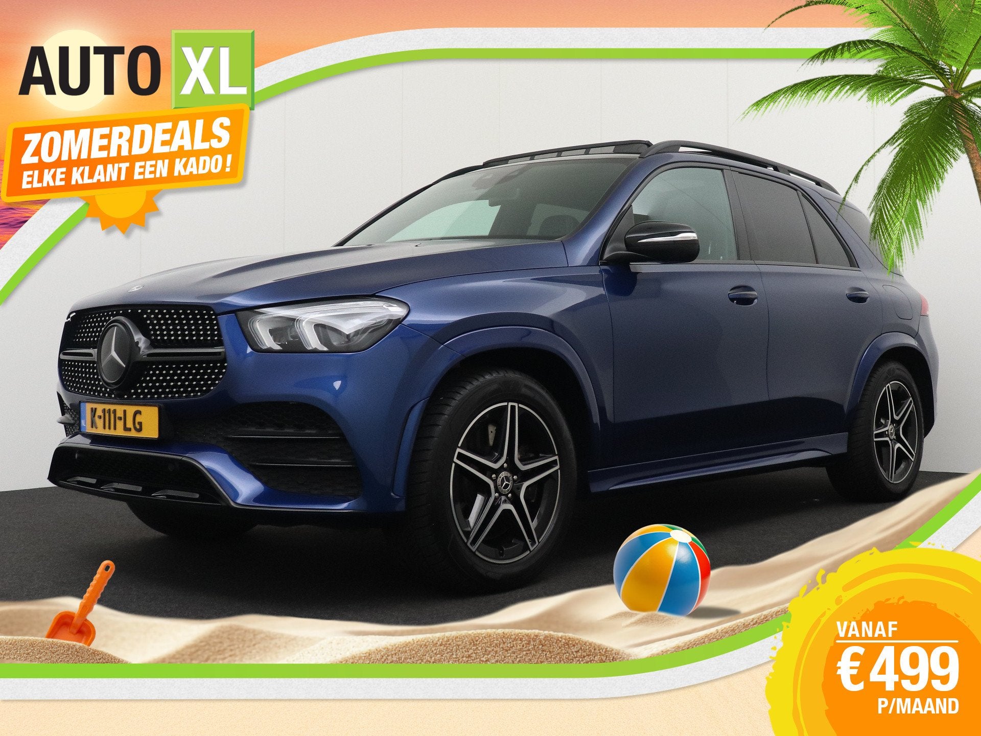 Mercedes-Benz GLE 350 de 4MATIC AMG Night-Pack Premium+ Pano, Auto's, Automaat, Gebruikt, 4 cilinders, GLE