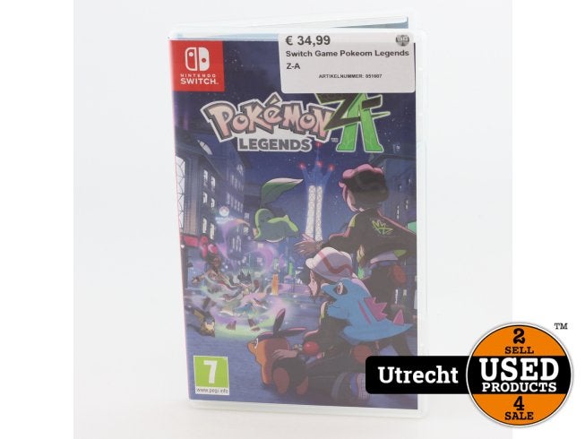 Switch Game Pokeom Legends Z-A, Spelcomputers en Games, Spelcomputers | Nintendo Switch, Zo goed als nieuw