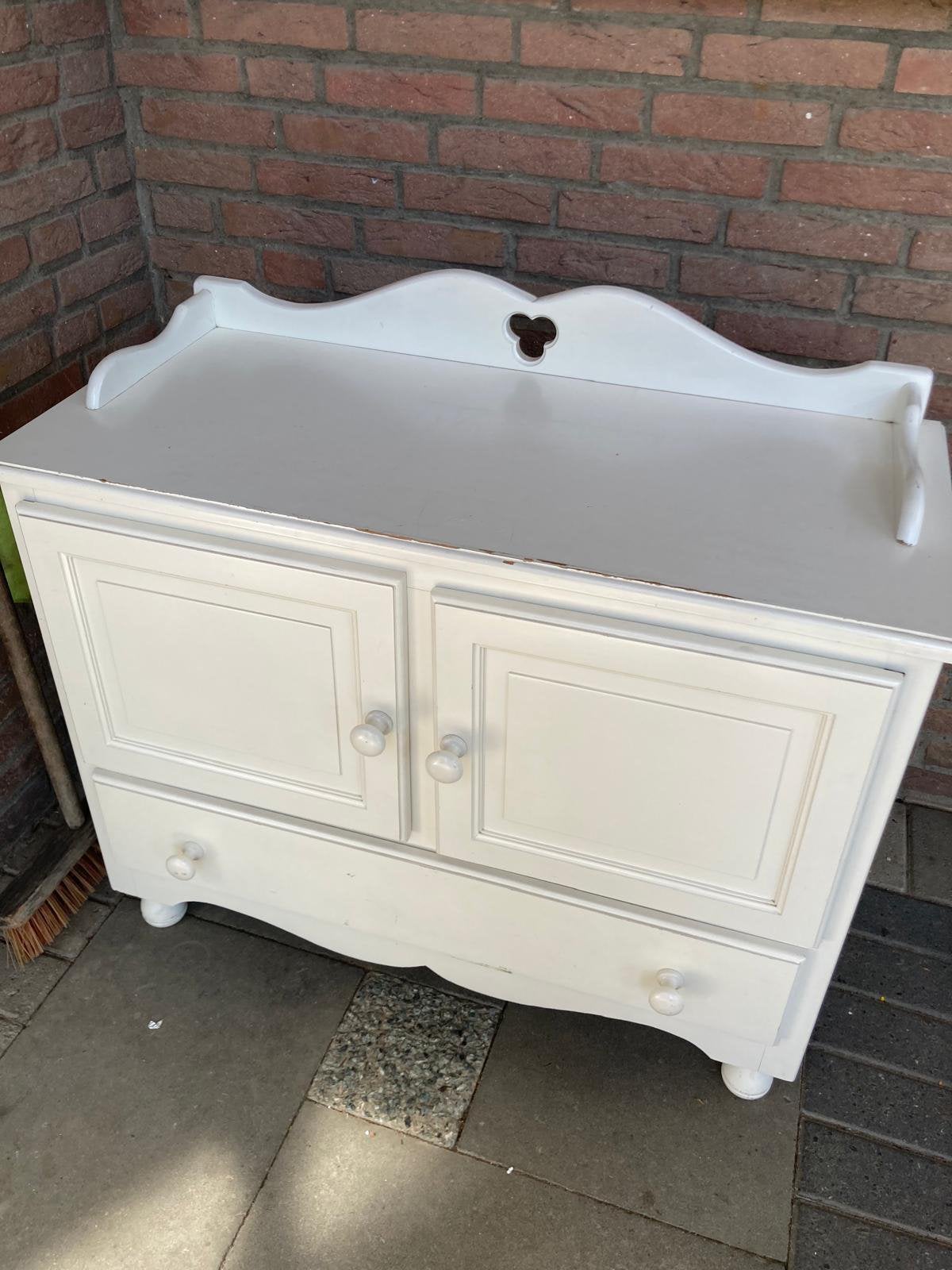 Vintage commode (eind jaren ‘70 / vroeg ‘80), Gebruikt, 75 tot 100 cm, Voetruimte, Minder dan 50 cm