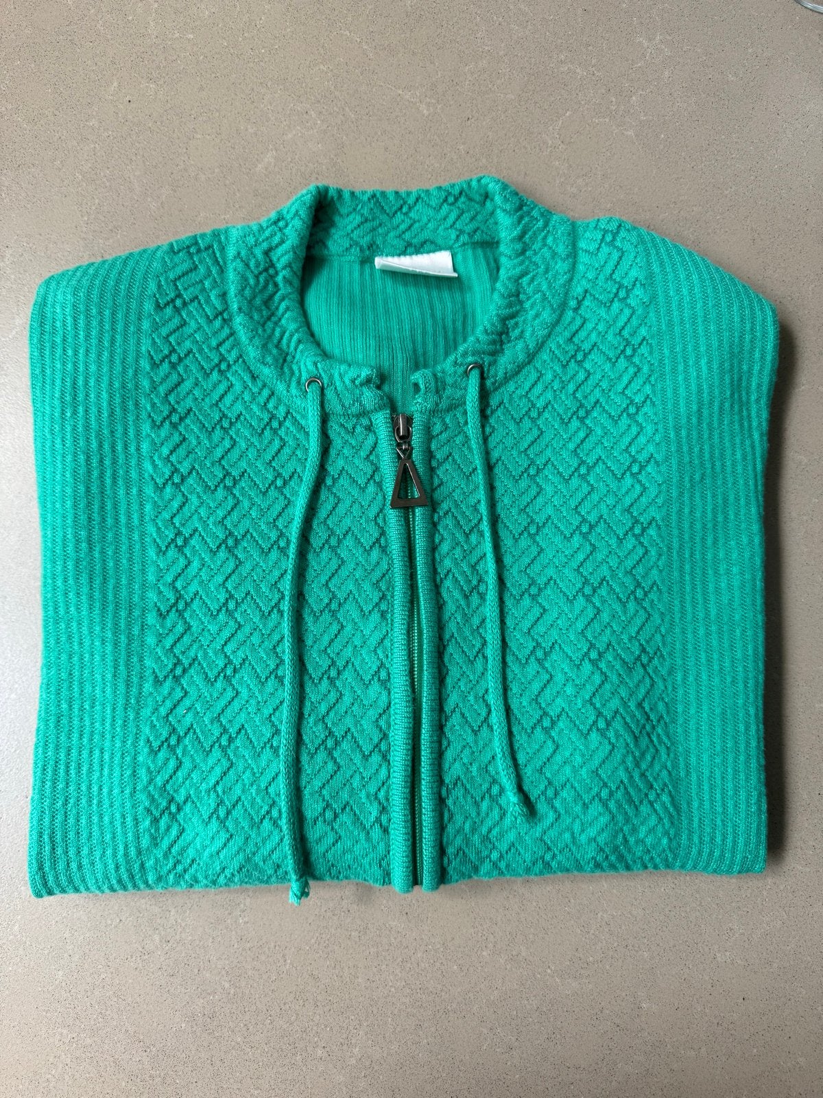 Mooi turquoise/groen vest maat 42/XL, Ophalen of Verzenden, Zo goed als nieuw, Maat 42/44 (L), Groen
