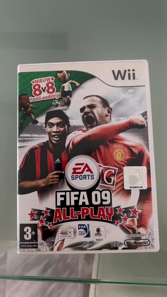 Fifa 09 All-Play Wii, Ophalen of Verzenden, Zo goed als nieuw, Sport, 3 spelers of meer