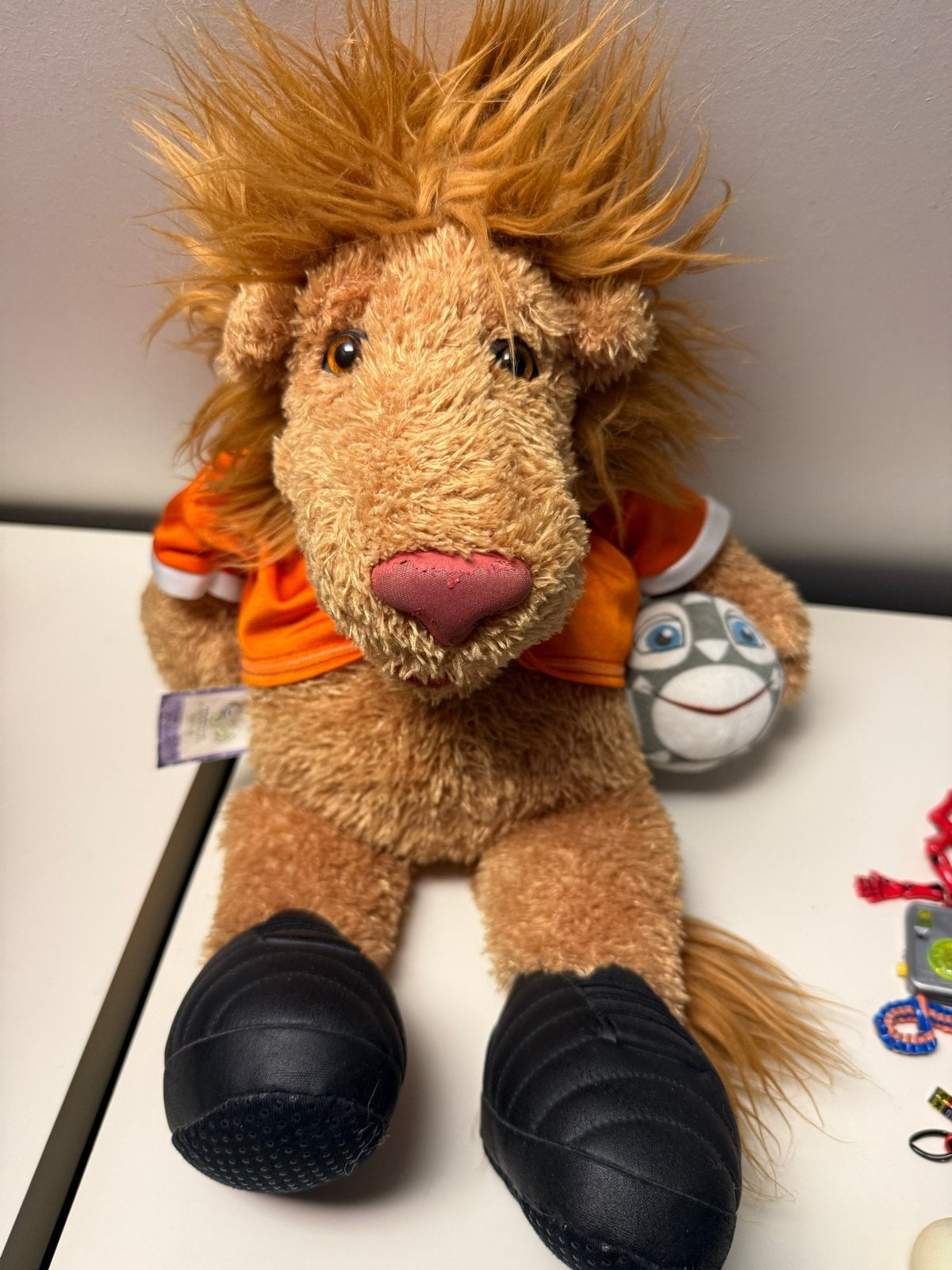 Goleo VI FIFA Wereldkampioenschap 2006 Pluche Leeuw, Ophalen of Verzenden, Gebruikt