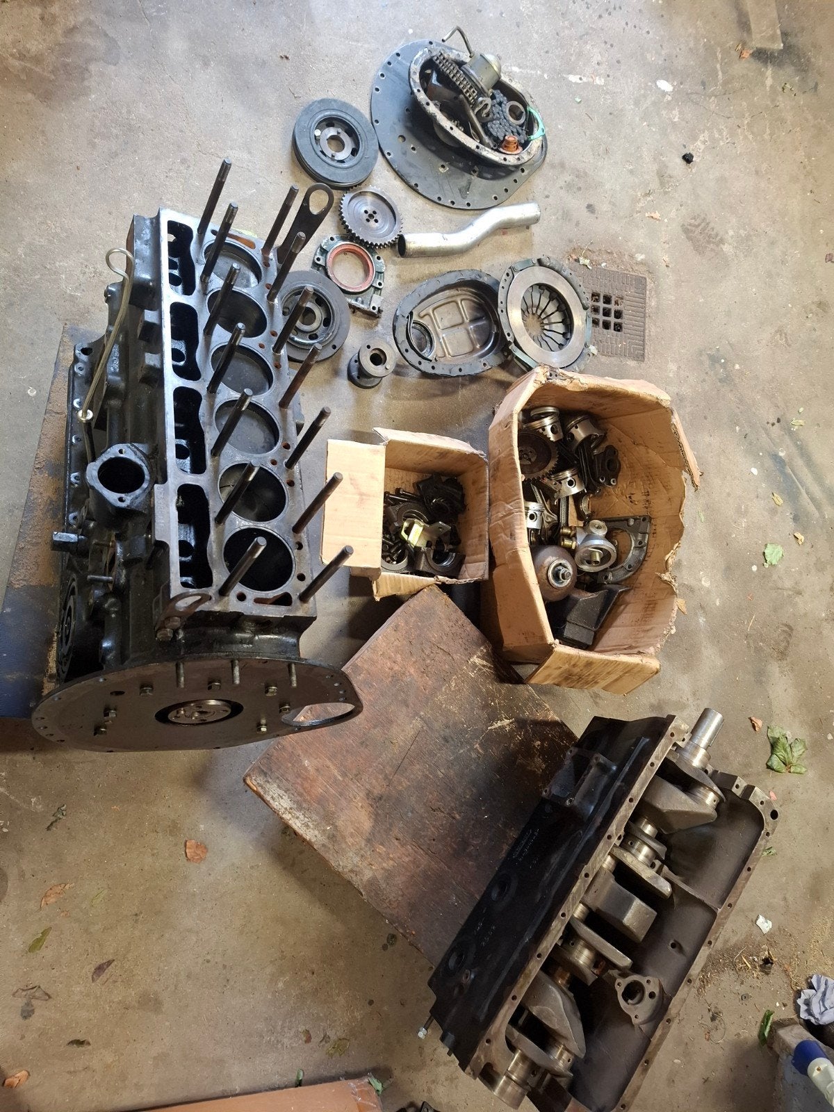 2x motorblok van een triumph tr6, Auto-onderdelen, Ophalen, Gebruikt, Triumph