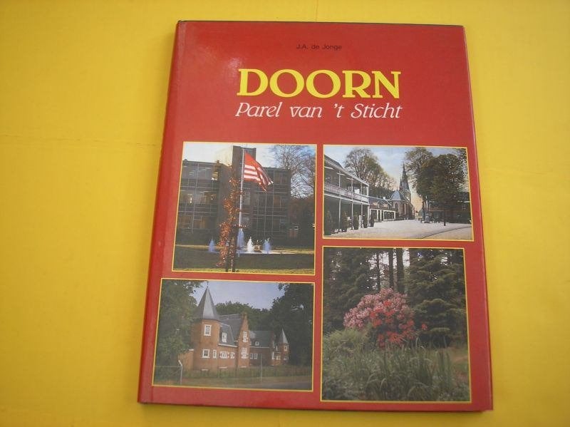 Doorn. Parel van `t Sticht( J.A. de Jonge)., Ophalen of Verzenden, Zo goed als nieuw