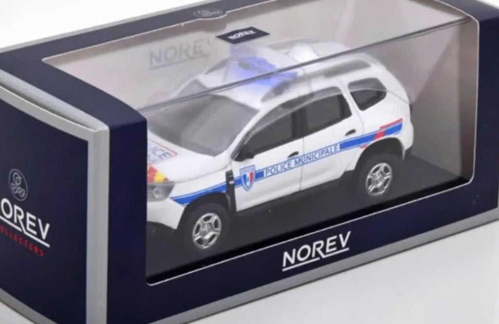 DACIA DUSTER '18 POLICE MUNICIPALE STRIPS 1:43 Norev 509046, Verzenden, Nieuw, Auto, Norev