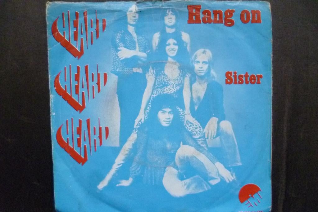 heart - hang on, Cd's en Dvd's, Vinyl Singles, Zo goed als nieuw, Single, Overige genres, 7 inch, Ophalen of Verzenden