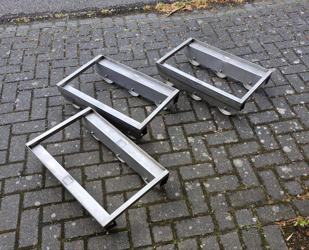 Dollys RVS, 100 liter of meer, Ophalen, Transportkar
